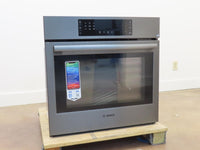 Bosch 800 Series HBL8443UC 30" Black Stainless Single Electric Wall Oven Perfect