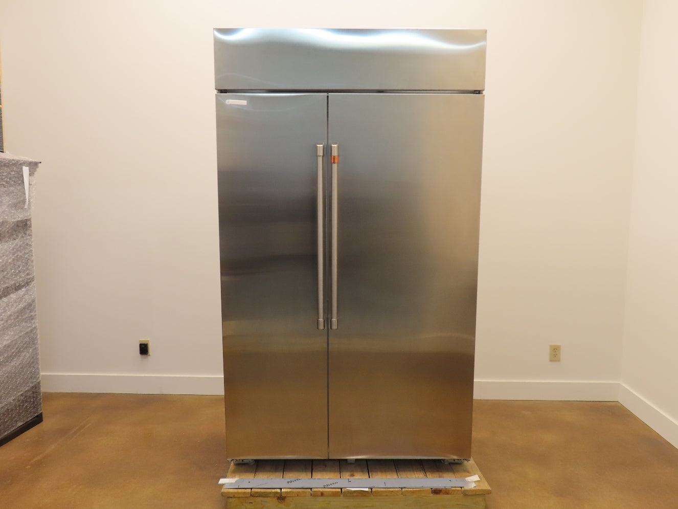 Cafe CSB48WP2NS1 48" Stainless Steel BuiltIn Side by Side Smart Refrigerator