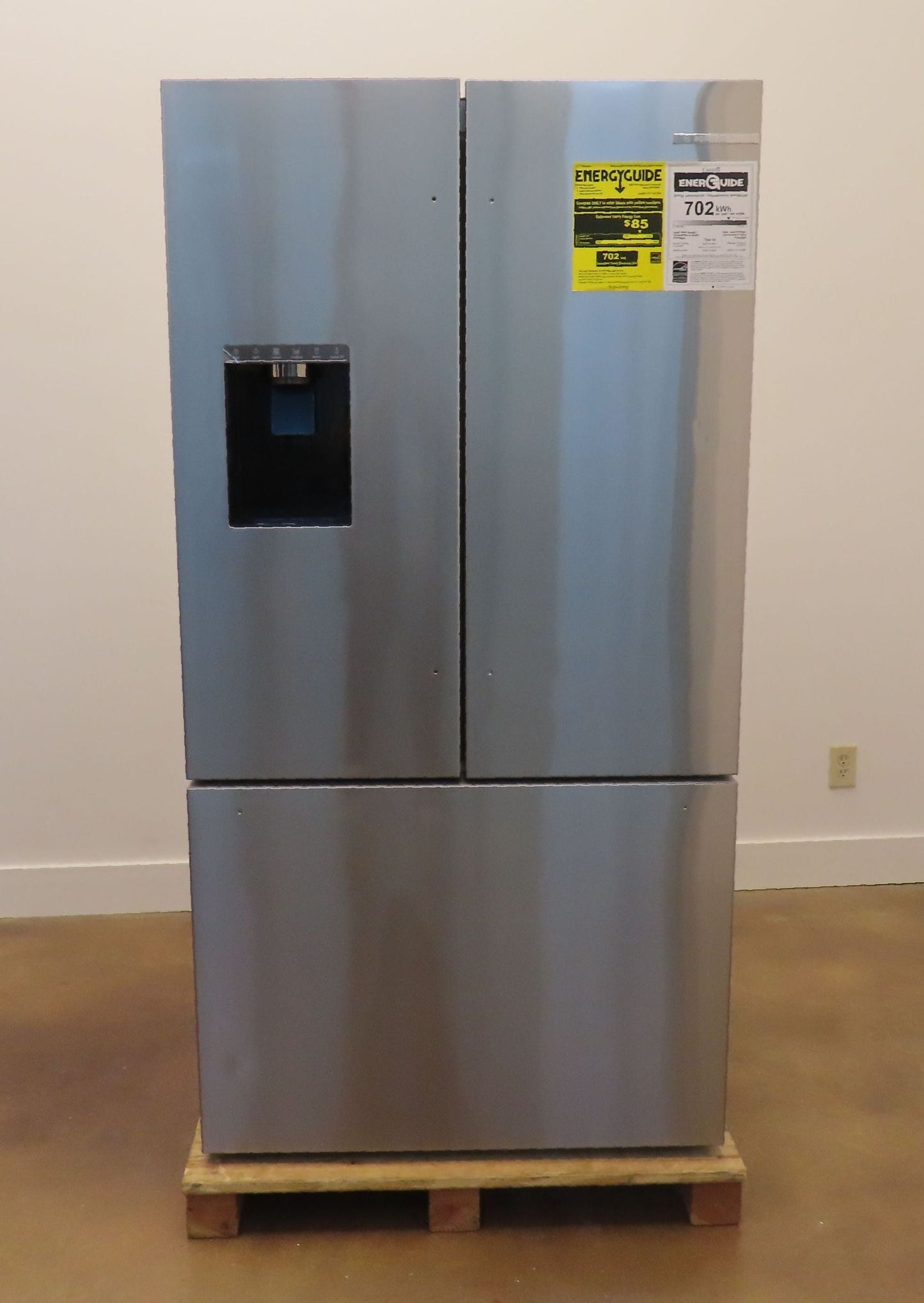 Bosch 500 Series B36FD50SNS 36" Full Depth French Door Refrigerator