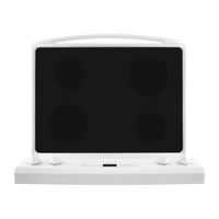 30 Inch Electric Range with 4 Radiant Heating Elements, 4.8 cu. ft. Capacity, Temp Assure Cooking System, Bake Assist Temps, Warm Hold, Oven Lockout, Extra-Large Window and Sabbath Mode: White