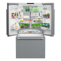 36 Inch Counter-Depth French Door Refrigerator with 20.5 Cu. Ft. Capacity, Glass Shelves, HarvestFresh™ Crisper Technology, Internal Water Dispenser, Automatic Ice Maker, Fingerprint Resistant Stainless Steel, ENERGY STAR Certified
