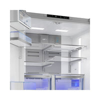 36 Inch Counter-Depth French Door Refrigerator with 20.5 Cu. Ft. Capacity, Glass Shelves, HarvestFresh™ Crisper Technology, Internal Water Dispenser, Automatic Ice Maker, Fingerprint Resistant Stainless Steel, ENERGY STAR Certified