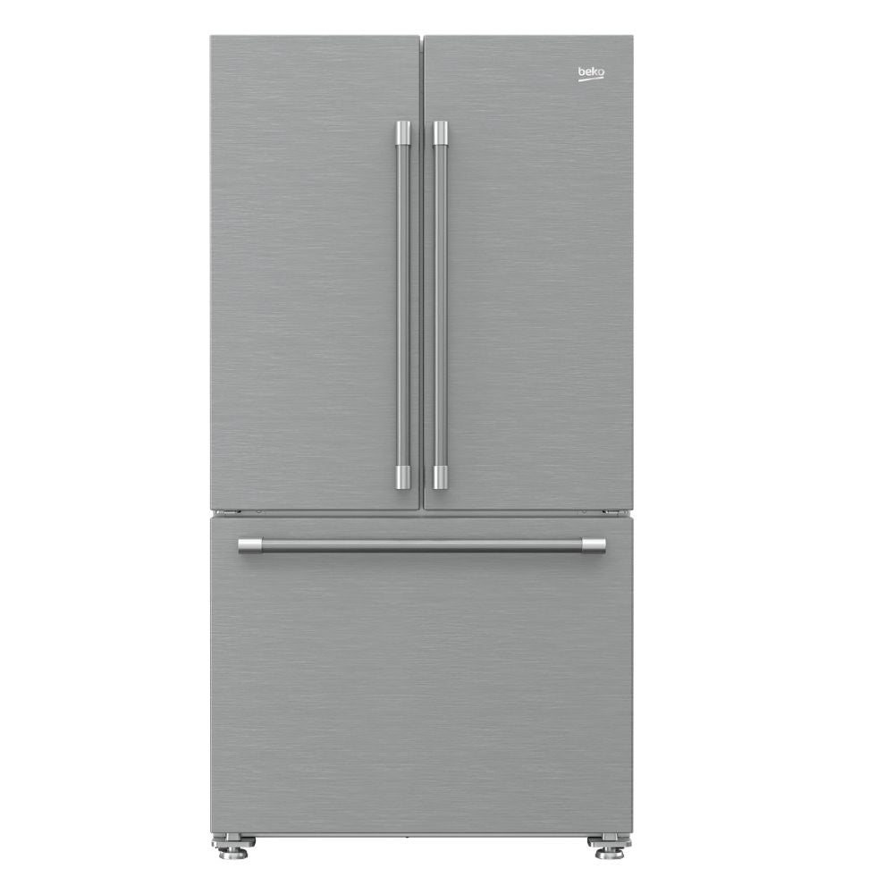 36 Inch Counter-Depth French Door Refrigerator with 20.5 Cu. Ft. Capacity, Glass Shelves, HarvestFresh™ Crisper Technology, Internal Water Dispenser, Automatic Ice Maker, Fingerprint Resistant Stainless Steel, ENERGY STAR Certified