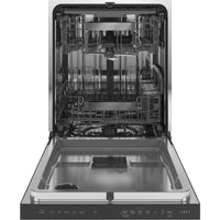 CDT805M5NS5 — Café 24″ Built‑In Dishwasher with Ultra‑Wash & Dry, Steam + Sanit Option, Adjustable Upper Rack (Platinum Glass)