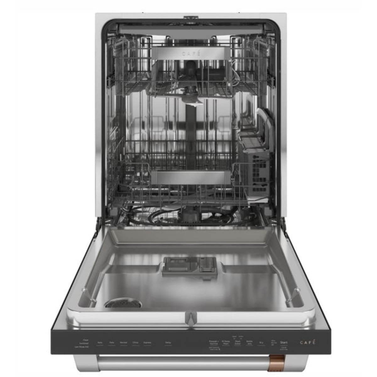 CDT845P3ND1 — Café ENERGY STAR® 24″ Built-In Dishwasher with Steam + Sanitize, Ultra Wash & Dry, 16 Place Settings (Matte Black)