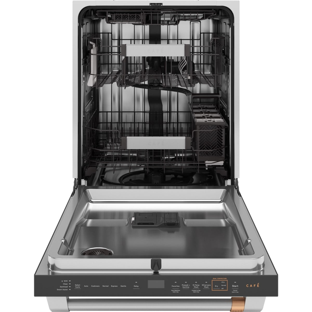 CDT858P2VS1 — CAFÉ™ CustomFit ENERGY STAR Stainless Interior Smart Dishwasher with Ultra Wash Top Rack and Dual Convection Ultra Dry, 44 dBA