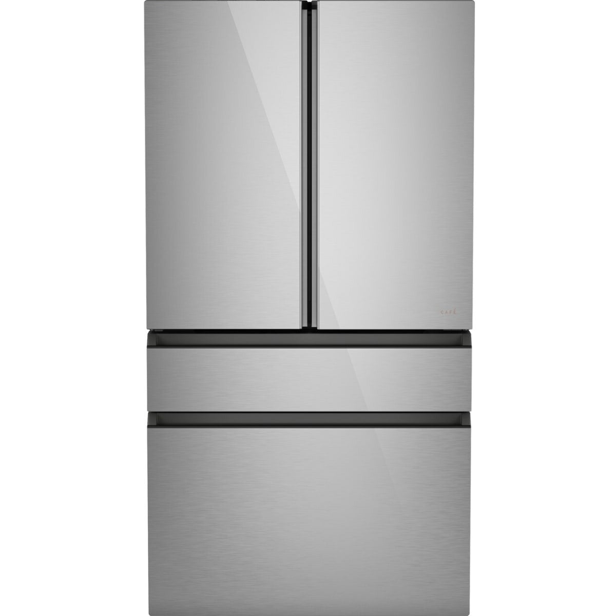CGE29DM5TS5 — Café 28.7 cu. ft. Smart 4-Door French Door Refrigerator with Dual-Dispense AutoFill Pitcher, Convertible Drawer, TwinChill™ Dual Evaporators (Platinum Glass)