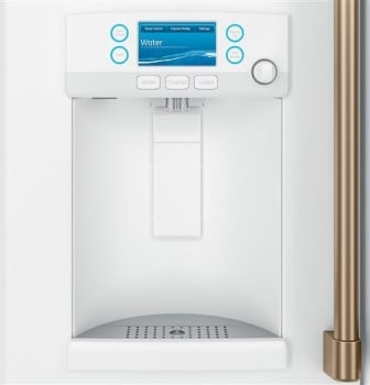 CYE22TP4MW2 Café 36 in.  22.2 Cu. Ft. Matte White Counter Depth French Door Refrigerator