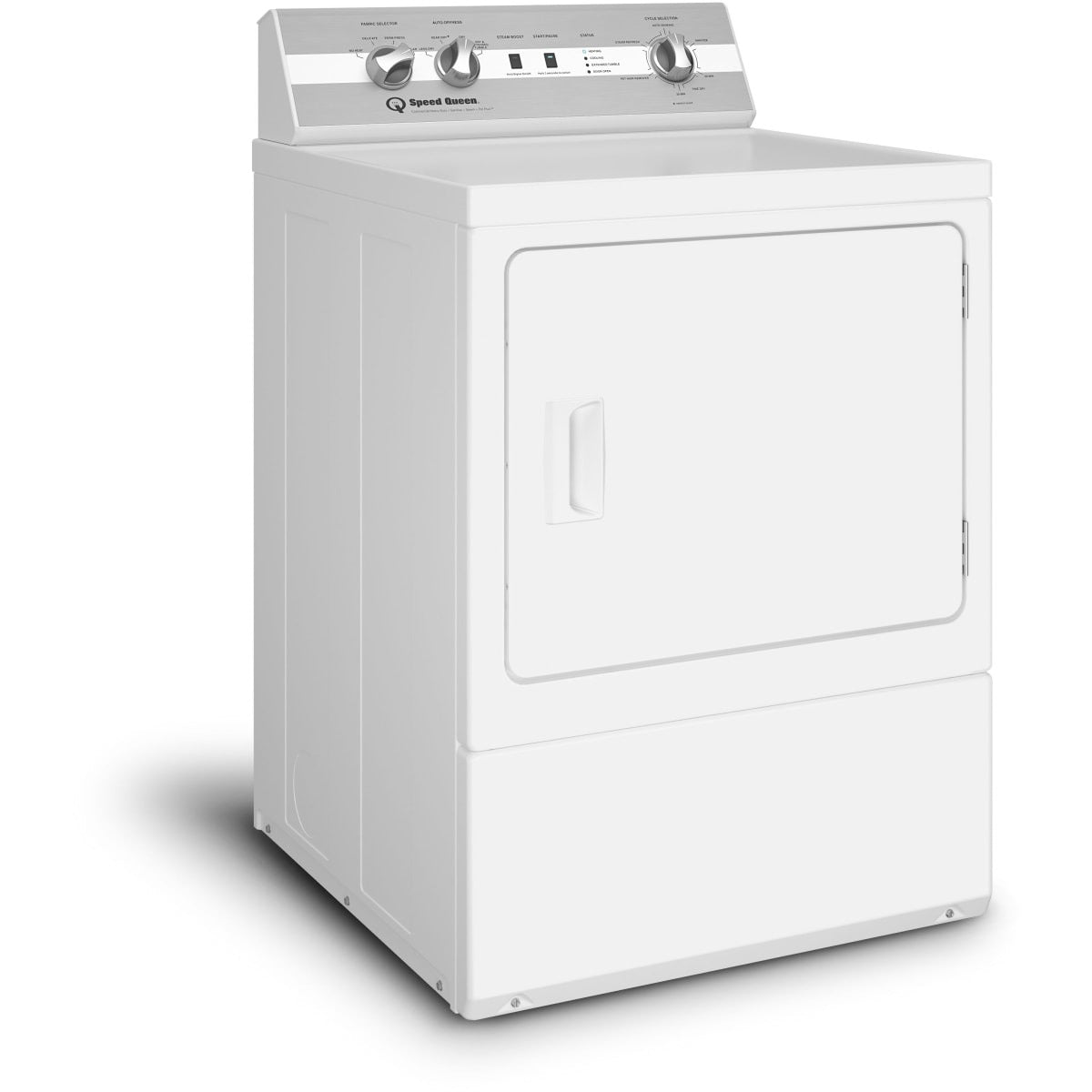 27 Inch Electric Dryer with 7.0 cu ft Capacity, Cylinder Light, Reversible Door, Lint Filter Guard, Sanitize, 6 Preset Cycles, 4 Temperature Settings, Extended Tumble, Moisture Sensor, End of Cycle Signal, Steam Boost & Refresh, Pet Plus