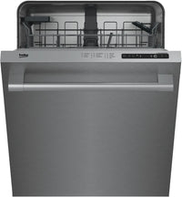 DDT25401X Beko 24" Fingerprint Free Stainless Steel Top Control Built In Dishwasher