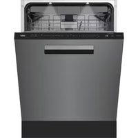 DDT39434XIH Beko 24" Top Control Dishwasher with AquaIntense® and CornerIntense® Spray Arms in Fingerprint-Free Stainless Steel