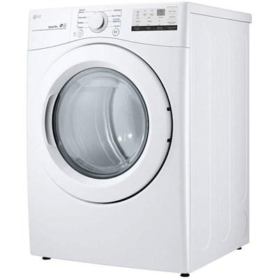 DLE3400W LG 7.4 Cu. Ft. White Front Load Electric Dryer