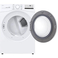 DLE3400W LG 7.4 Cu. Ft. White Front Load Electric Dryer