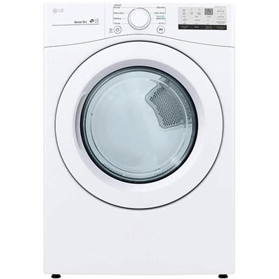 DLE3400W LG 7.4 Cu. Ft. White Front Load Electric Dryer
