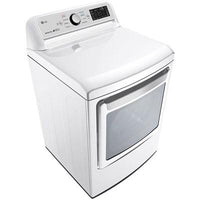 DLE7300WE LG 7.3 cu. ft. Ultra Large Capacity Smart Electric Dryer with Sensor Dry in White
