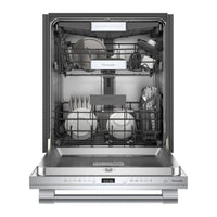 DWHD760CFP 24 Inch Built-In Dishwasher with 16 Place Settings, 44 dBA Operation, StarDry™ with Zeolite, Adjustable Chef’s Tool Drawer®, PowerBoost®, Sanitize Option, AquaStop® Protection, Crystal Protect®, and Wi-Fi Connectivity.