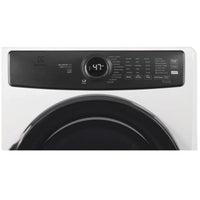 27 Inch Front Load Electric Dryer with 8.0 cu ft Capacity, Balanced Dry™, LuxCare®, Wear It Again™, Predictive Dry™, Perfect Steam™, Extended Tumble, Luxury-Quiet™ and Energy Star Certified