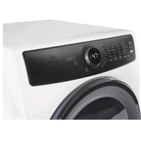 27 Inch Front Load Electric Dryer with 8.0 cu ft Capacity, Balanced Dry™, LuxCare®, Wear It Again™, Predictive Dry™, Perfect Steam™, Extended Tumble, Luxury-Quiet™ and Energy Star Certified