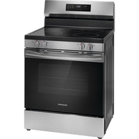 FCRE3062AS — Frigidaire 30″ Electric Range with EvenTemp® Cooktop Element, 5.3 cu. ft. Capacity, Steam Clean Cycle (Stainless Steel)