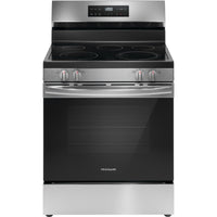 FCRE3062AS — Frigidaire 30″ Electric Range with EvenTemp® Cooktop Element, 5.3 cu. ft. Capacity, Steam Clean Cycle (Stainless Steel)