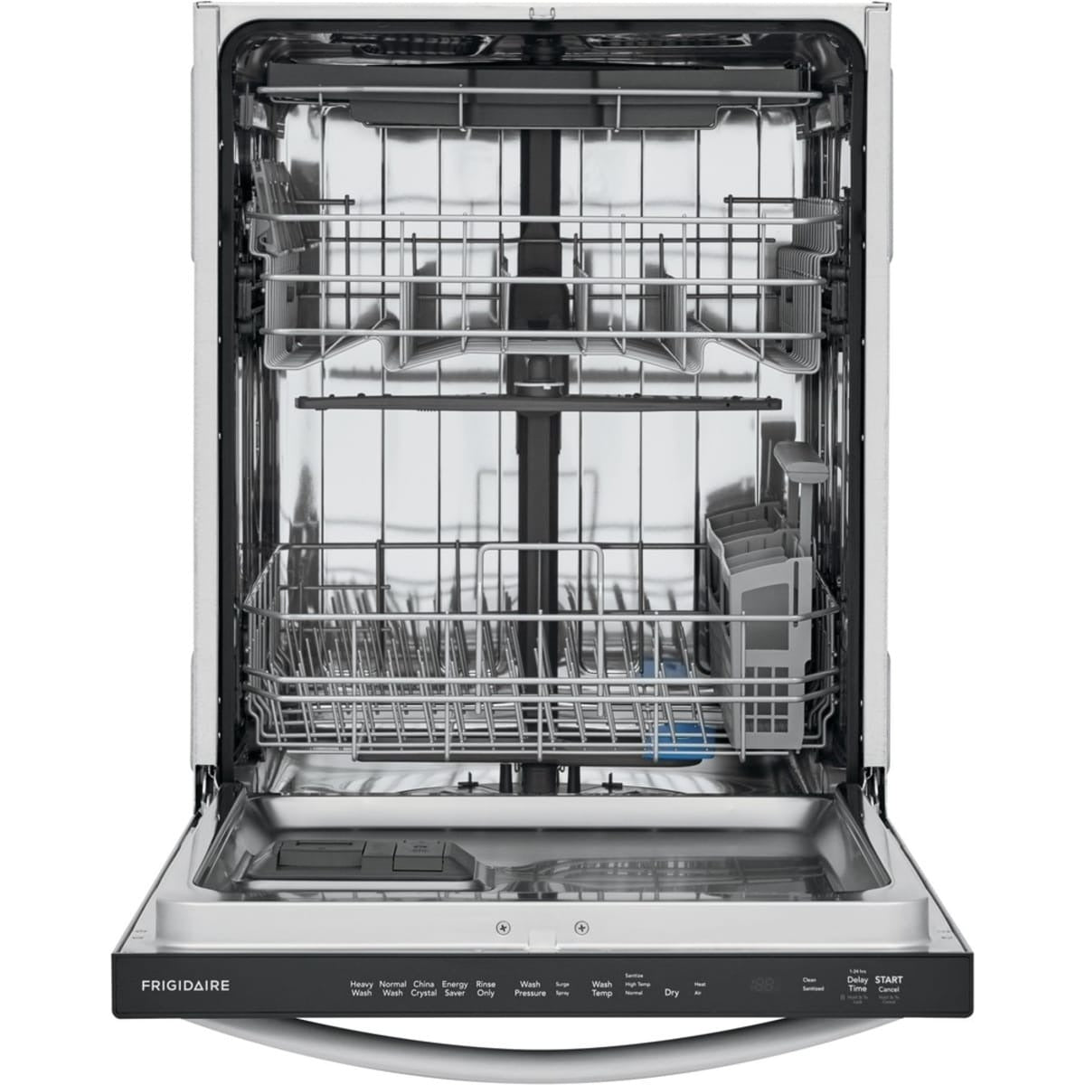 FDSH4501AS Frigidaire 24-inch Built-In Dishwasher with Dual OrbitClean® Wash System and MaxDry™ Option – Stainless Steel