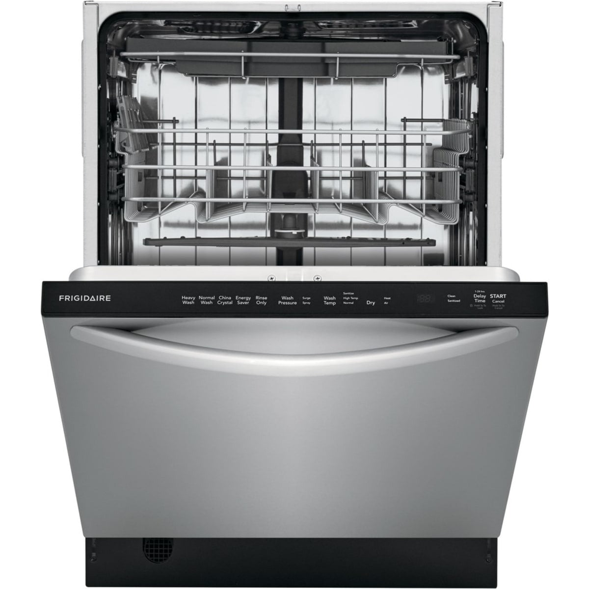FDSH4501AS Frigidaire 24-inch Built-In Dishwasher with Dual OrbitClean® Wash System and MaxDry™ Option – Stainless Steel