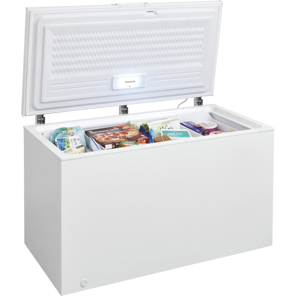 56 Inch Chest Freezer with 14.8 Cu. Ft. Capacity, Removable Baskets, E ...