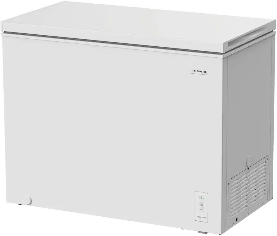 Frigidaire 10 Cu. Ft. Convertible Garage Ready chest freezer White - Interior Light, temperature control, Manual Defrost