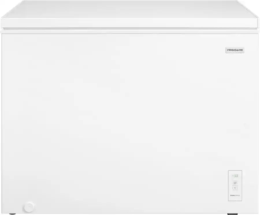 Frigidaire 10 Cu. Ft. Convertible Garage Ready chest freezer White - Interior Light, temperature control, Manual Defrost