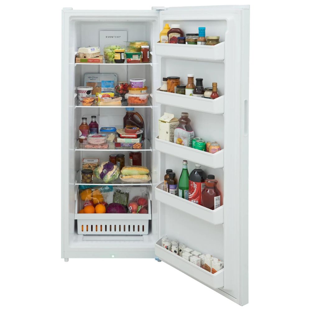 16 Cu. Ft. Convertible Upright Freezer with Freezer-to-Refrigerator Mode, Garage Ready Design (0°F–110°F), EvenTemp™ Cooling System, Power Outage Assurance (Up to 2 Days), Frost-Free Design, Reversible Door, ENERGY STAR® Certified