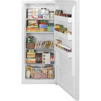 FUF21QRRWW GE® 21.3 Cu. Ft. Frost-Free Upright Freezer in White