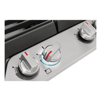 30 Inch Gas Cooktop with 4 Sealed Burners, Continuous Grates, Spill Safe® Cooktop, Backlit LED Knobs, Dishwasher-Safe Burners Caps, Frigidaire® Fit Promise, Quick Boil Burner, Simmer Burner, and ADA Compliant