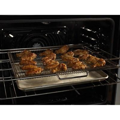 GCFG3060BF GE Café™ 30" Slide-In Front Control Gas Range with Convection Oven in Matte Black