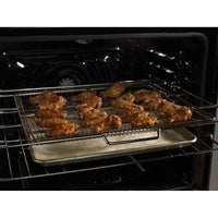 GCFG3060BF GE Café™ 30" Slide-In Front Control Gas Range with Convection Oven in Matte Black