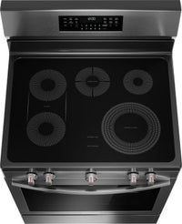 GCRE3060BD Frigidaire Gallery® 30" Smudge-Proof® Black Stainless Steel Freestanding Electric Range