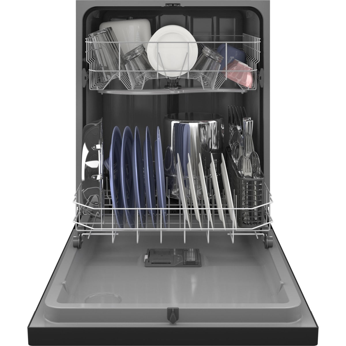 GDF511PGRBB GE 24-inch Built-In Dishwasher with Front Controls and Dry Boost™ Technology - Black