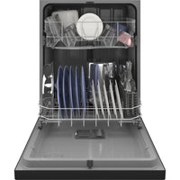 GDF511PGRBB GE 24-inch Built-In Dishwasher with Front Controls and Dry Boost™ Technology - Black