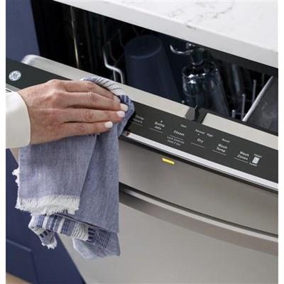 GDT565SSNSS GE® 24" Top Control Built-In Dishwasher with Dry Boost and Steam Prewash in Stainless Steel