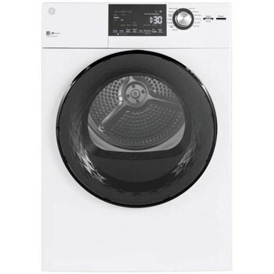 GFD14ESSNWW GE® 4.3 cu. ft. Front Load Vented Electric Dryer with Stainless Steel Basket