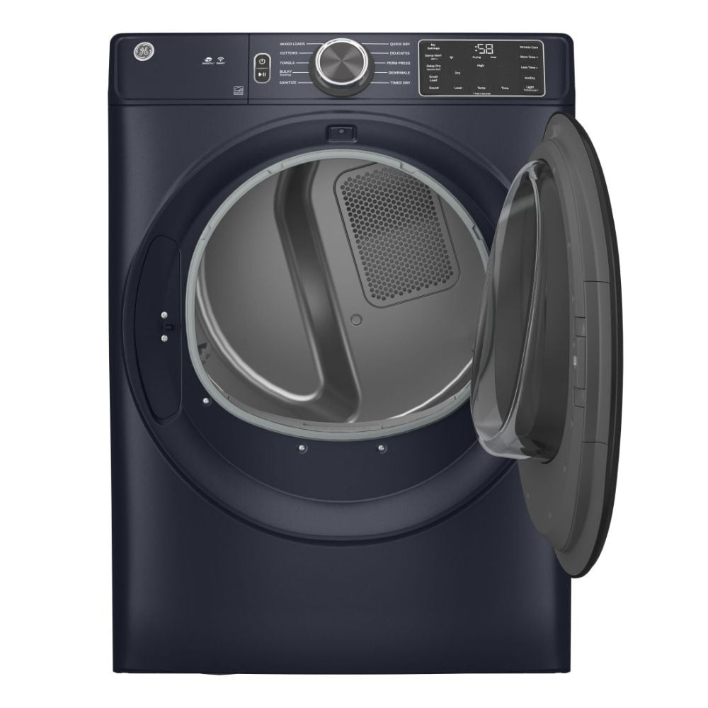 GFD55ESPRRS GE® 7.8 Cu. Ft. Sapphire Blue Smart Front Load Electric Dryer