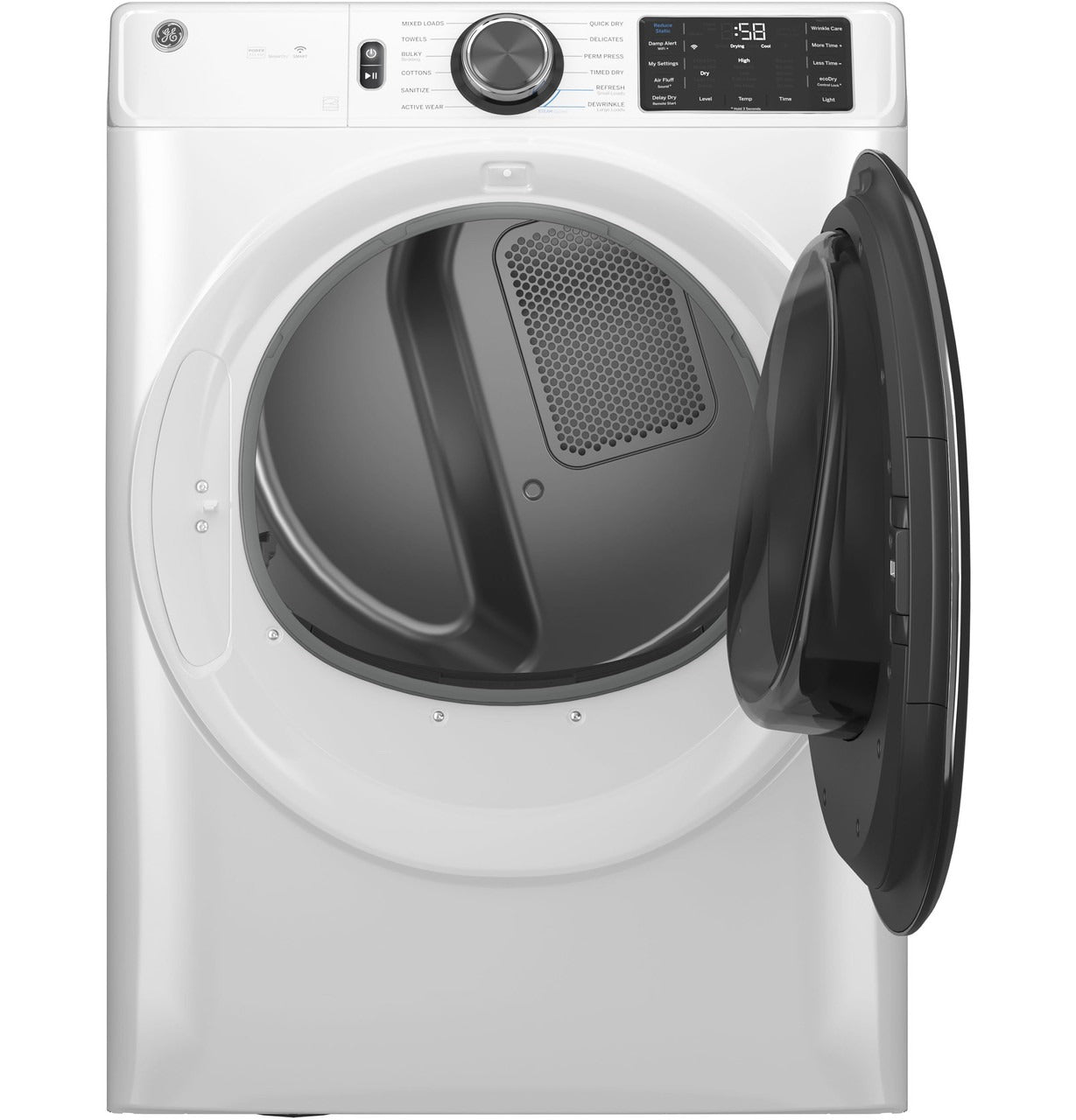 GFD65GSSVWW 7.8 Cu. Ft. ENERGY STAR Front Load Gas Dryer with Steam White