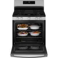 GGF600AVSS GE 30-inch Freestanding Gas Range with True Convection and No Preheat Air Fry - Stainless Steel