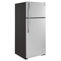 GIE18GSNRSS GE® 28 in. 17.5 Cu. Ft. Stainless Steel Top Freezer Refrigerator