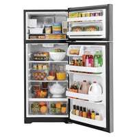 GIE18GSNRSS GE® 28 in. 17.5 Cu. Ft. Stainless Steel Top Freezer Refrigerator
