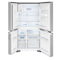 36 Inch Counter-Depth 4 Door French Door Refrigerator with 21.5 Cu. Ft. Capacity, Spill-Proof Glass Shelves, CrispSeal® Crispers with Auto Humidity, Ice Maker, Exterior Ice and Water Dispenser, Smudge-Proof Stainless Steel, ENERGY STAR Certified