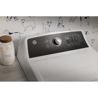GTD58EBSVWS GE® 7.4 Cu. Ft. White Front Load Electric Dryer