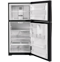GTS22KMNRDS 21.9 Cu. Ft. Garage‑Ready Top‑Freezer Refrigerator for 38–110 °F environments, Fingerprint Resistant Black Slate