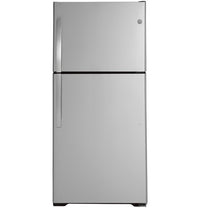 GTS22KYNRFS GE® 33 in. 21.9 Cu. Ft. Fingerprint Resistant Stainless Steel Freestanding Refrigerator