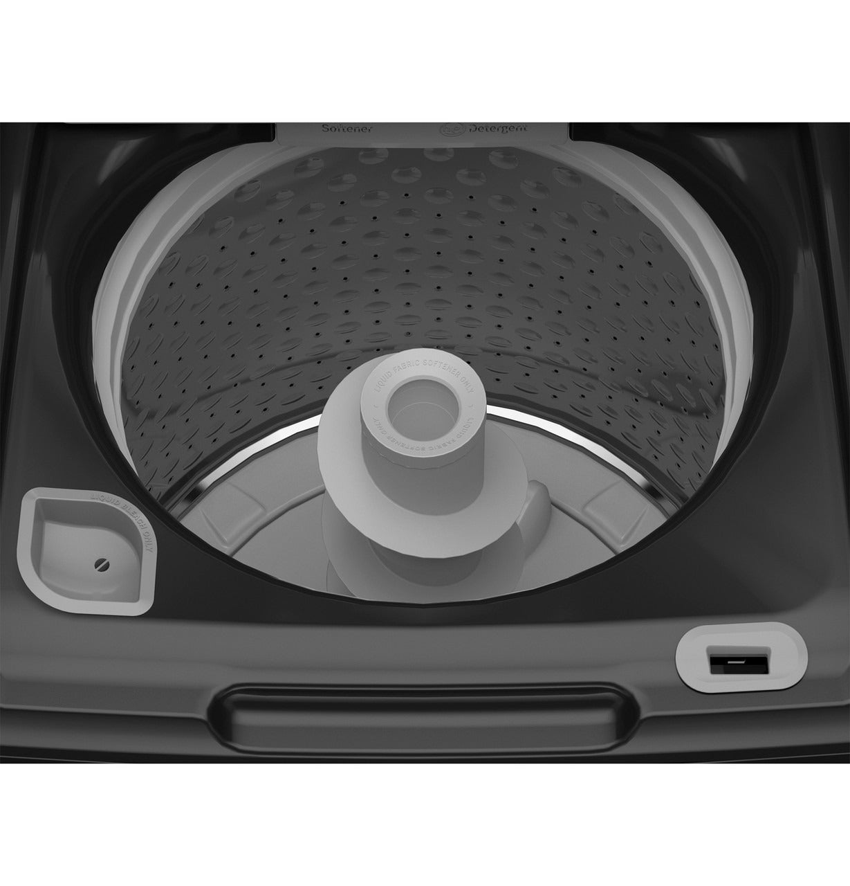 GTW585BPVDG 4.5 Cu. Ft. High-Efficiency Top Load Washer with Smarter Wash Technology Diamond Gray