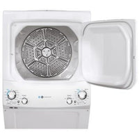 GUD27EESNWW GE Unitized Spacemaker® 3.8 cu. ft. Washer and 5.9 cu. ft. Electric Dryer Laundry Center